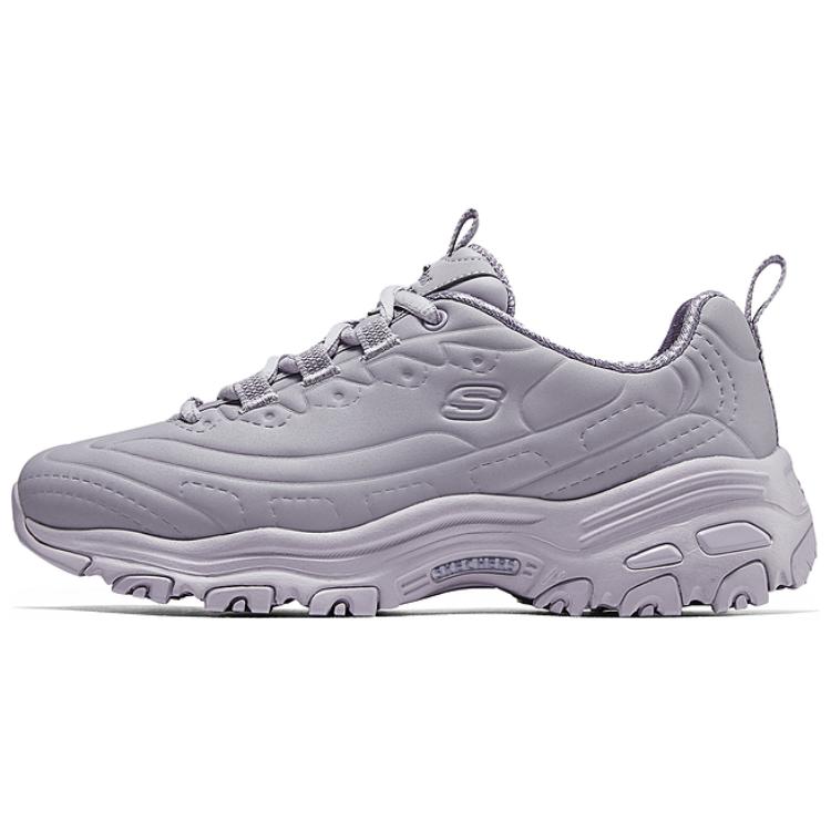 Skechers DLITES Low top Casual Running Shoes Women’s Purple Gray