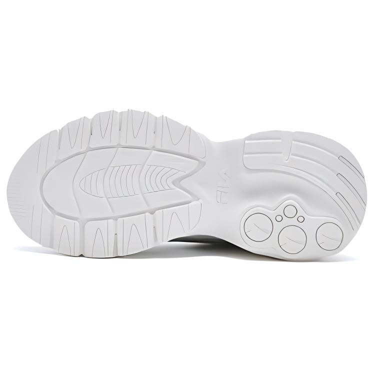 FILA FUSION CRED Navigator Mesh Cushioning Low top Running Shoes Women’s Gray White
