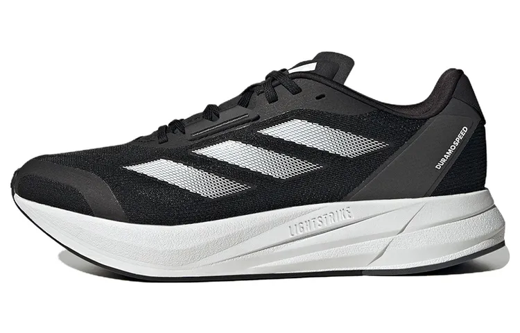 Adidas Duramo Speed Mesh Abrasion Resistant Low top Training Sprint Racing Running Shoes Unisex Black White