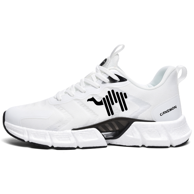 LINGHANGLUOTUO Mesh, Textile Slip Resistant And Breathable Coverage Low top Sprint Running Shoes Men’s