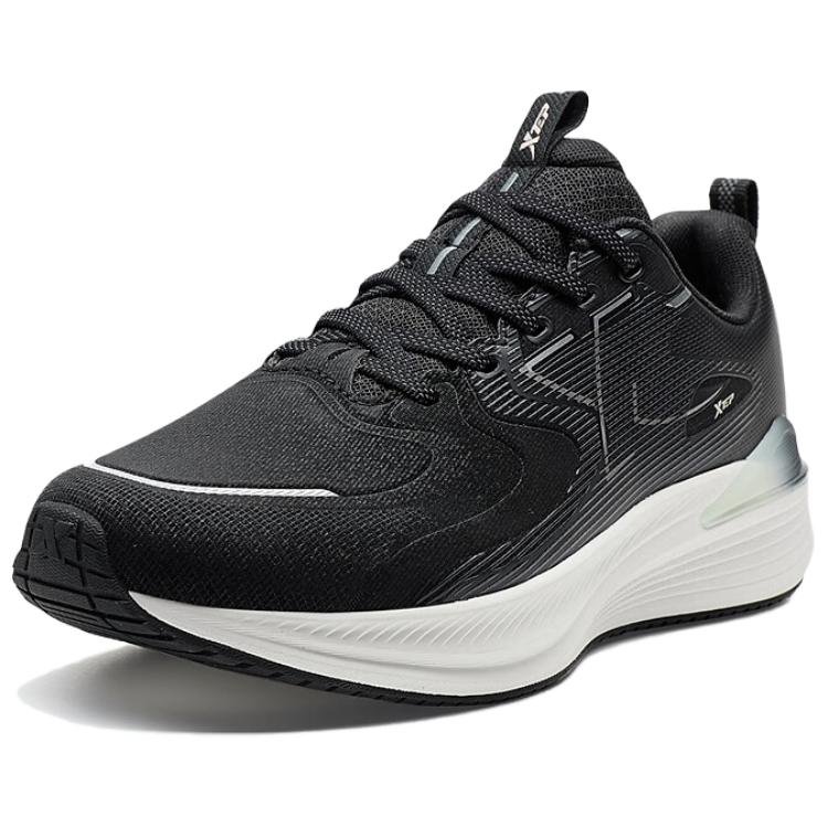 XTEP Slip Resistant Coverage Abrasion Resistant Low top Casual Running Shoes Women’s Black
