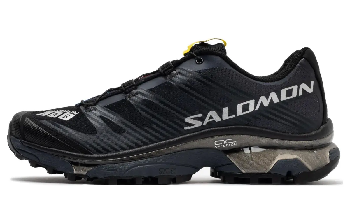 SALOMON XT-4 Mesh Breathable Low-top Casual Trail Running Training City Commuting Running Shoes Unisex Black