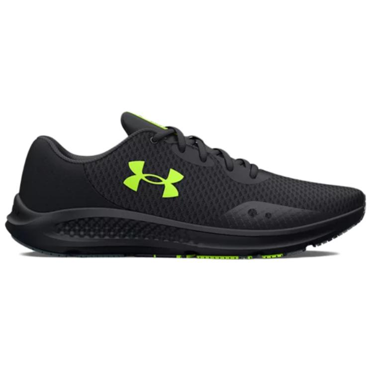 Under Armour Charged Pursuit 3 Low top Casual Running Shoes Unisex Black Green