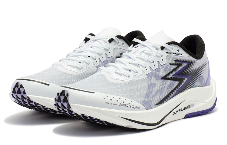 361° Speed ​​2 Pro Training Low top Running Shoes Unisex White Purple