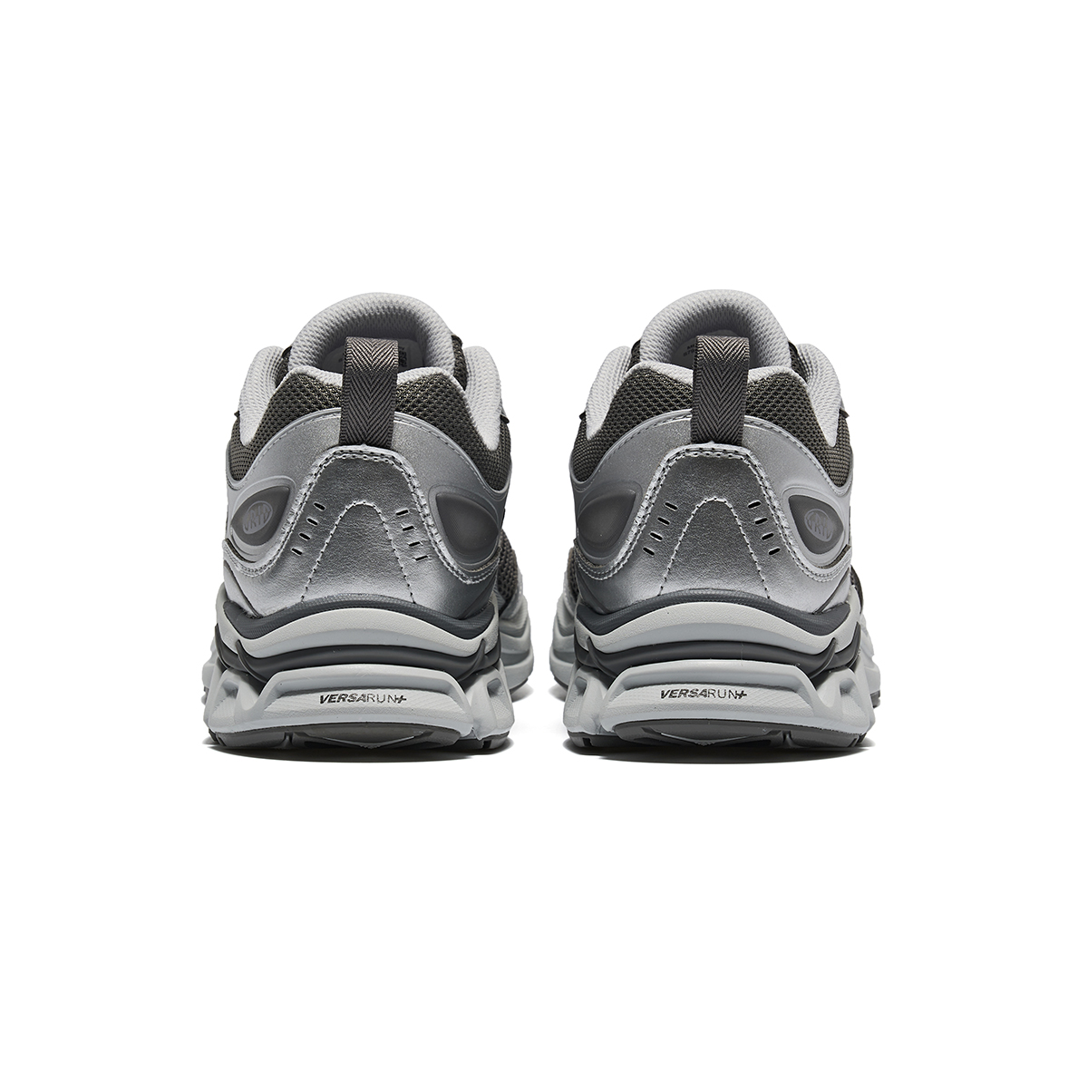 Saucony GRID FUSION Support Low top Casual Running Shoes Unisex Silver Gray