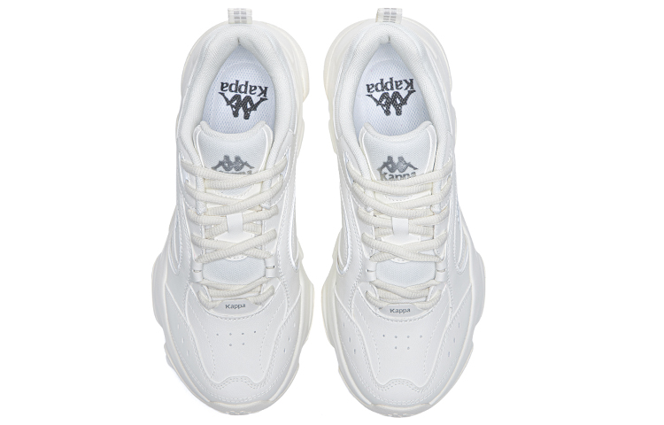Kappa Slip Resistant Abrasion Resistant Slip Resistant Abrasion Resistant Low top Casual Running Shoes Unisex White