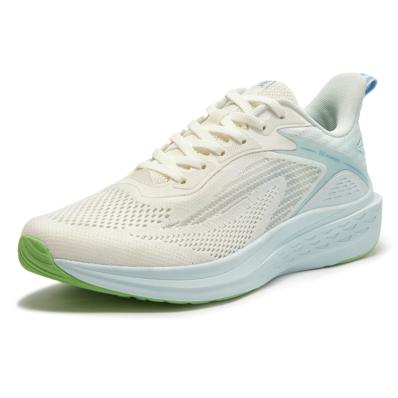 361° Abrasion Resistant Breathable Low top Casual Running Shoes Men’s White Blue