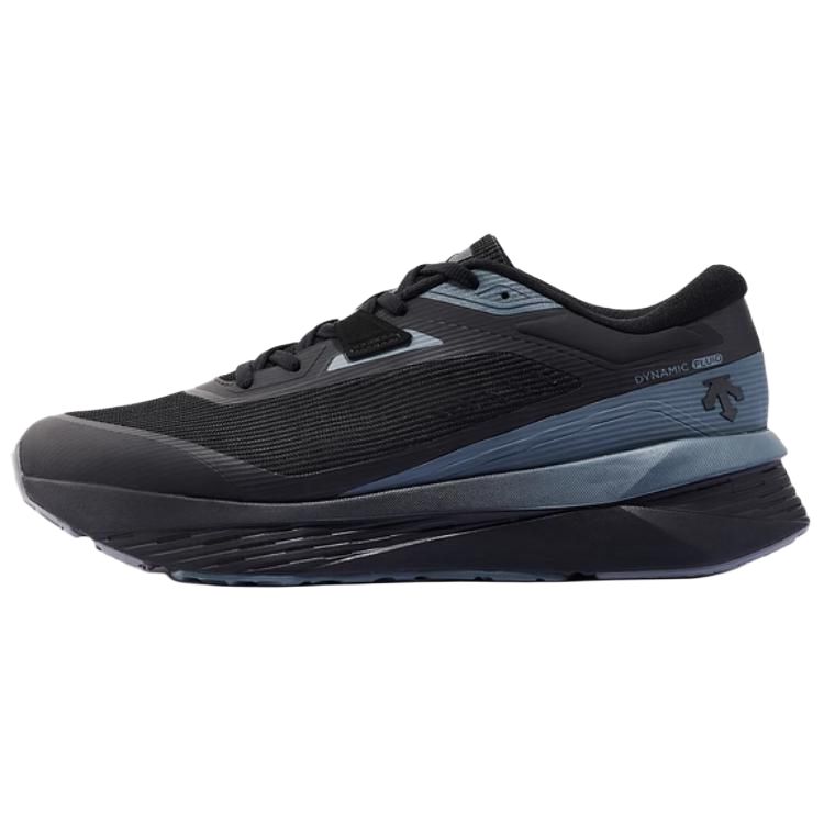 DESCENTE RUNNING Breathable Support Rebound Low top Casual Racing Running Shoes Men’s Black Blue
