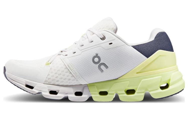 On Cloudflyer Cushioning Abrasion Resistant Lightweight Low top Casual Running Shoes Men’s White Yellow