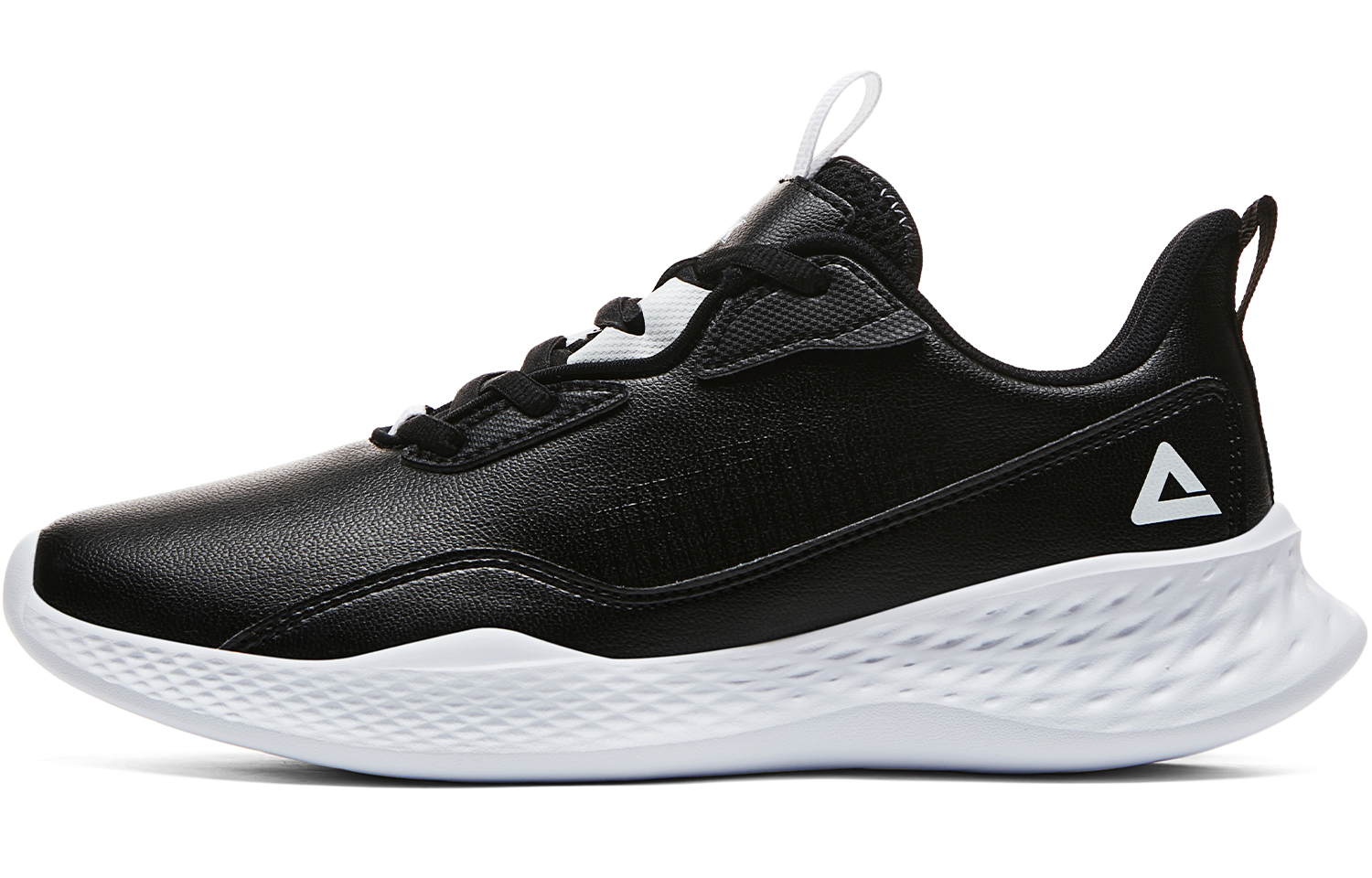 PEAK Qingyi Comfortable Cushioning Abrasion Resistant Waterproof Lightweight Low top Running Shoes Women's Black