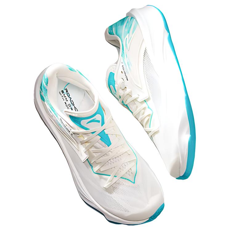Anta Asphalt Road Dominator 2.0 Slip Resistant And Breathable Coverage Low top Casual Running Shoes Men’s White Blue