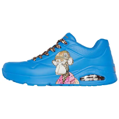 Snoop Dogg x Skechers Uno Cushioning Support Low top Casual Shoes Men's Blue