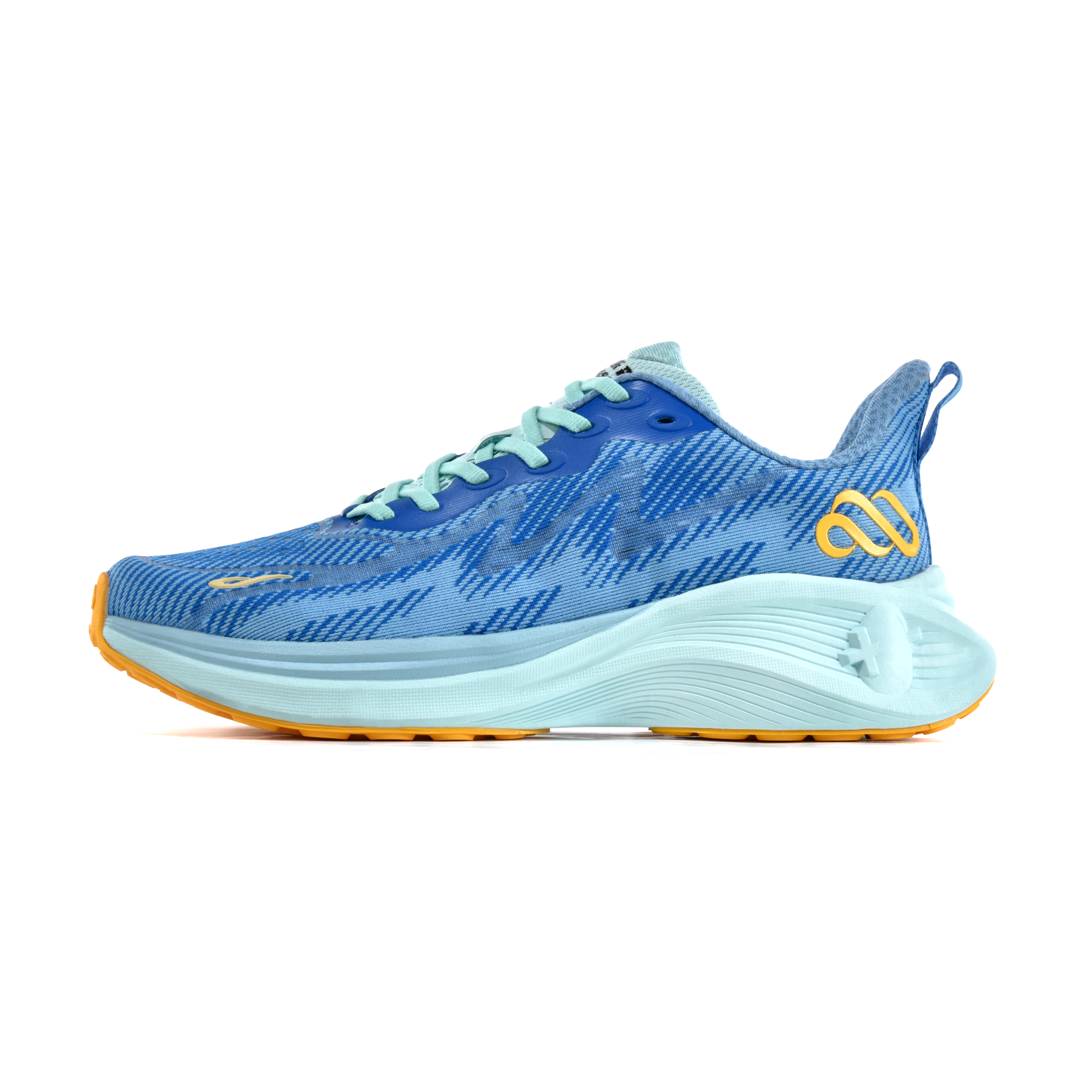 Mailesen Cushioning Slip Resistant Breathable Low top Running Shoes Unisex Blue