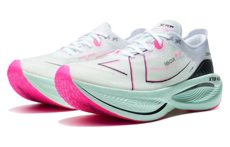 XTEP 160X 3.0 Pro Racing Fabric Cushioning Slip Resistant Abrasion Resistant Breathable Low top Marathon Sprint
