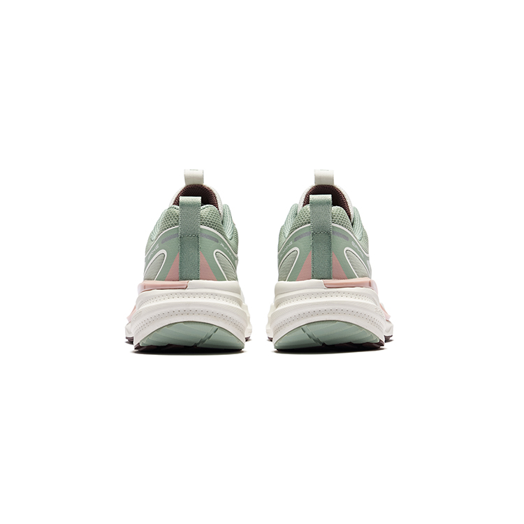 Erke Vertical Collection Slip Resistant And Breathable Support Low top Running Shoes Women’s Green White