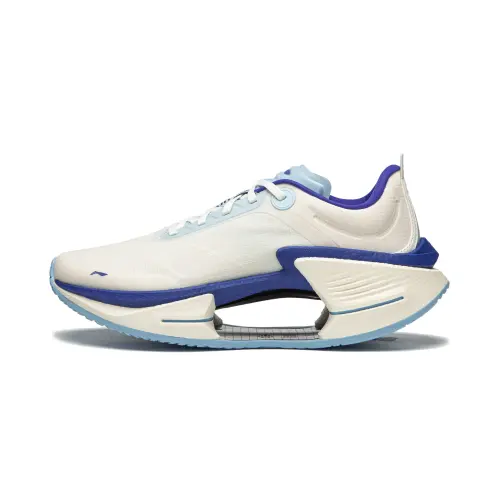 Li Ning Shadow 3 Essential Textile, TPU Cushioning Support Rebound Low top Sprint Running Shoes Men's White