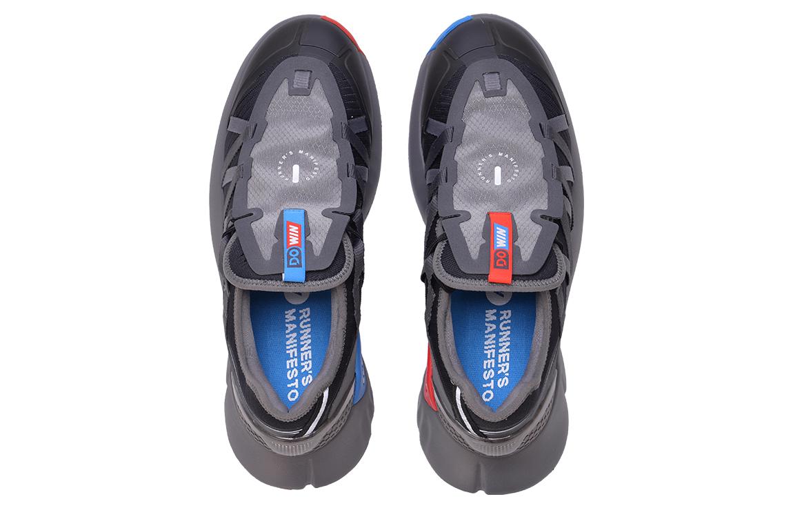 DO WIN Cushioning Slip Resistant Abrasion Resistant Support Lightweight Low top Casual Running Shoes Unisex Black