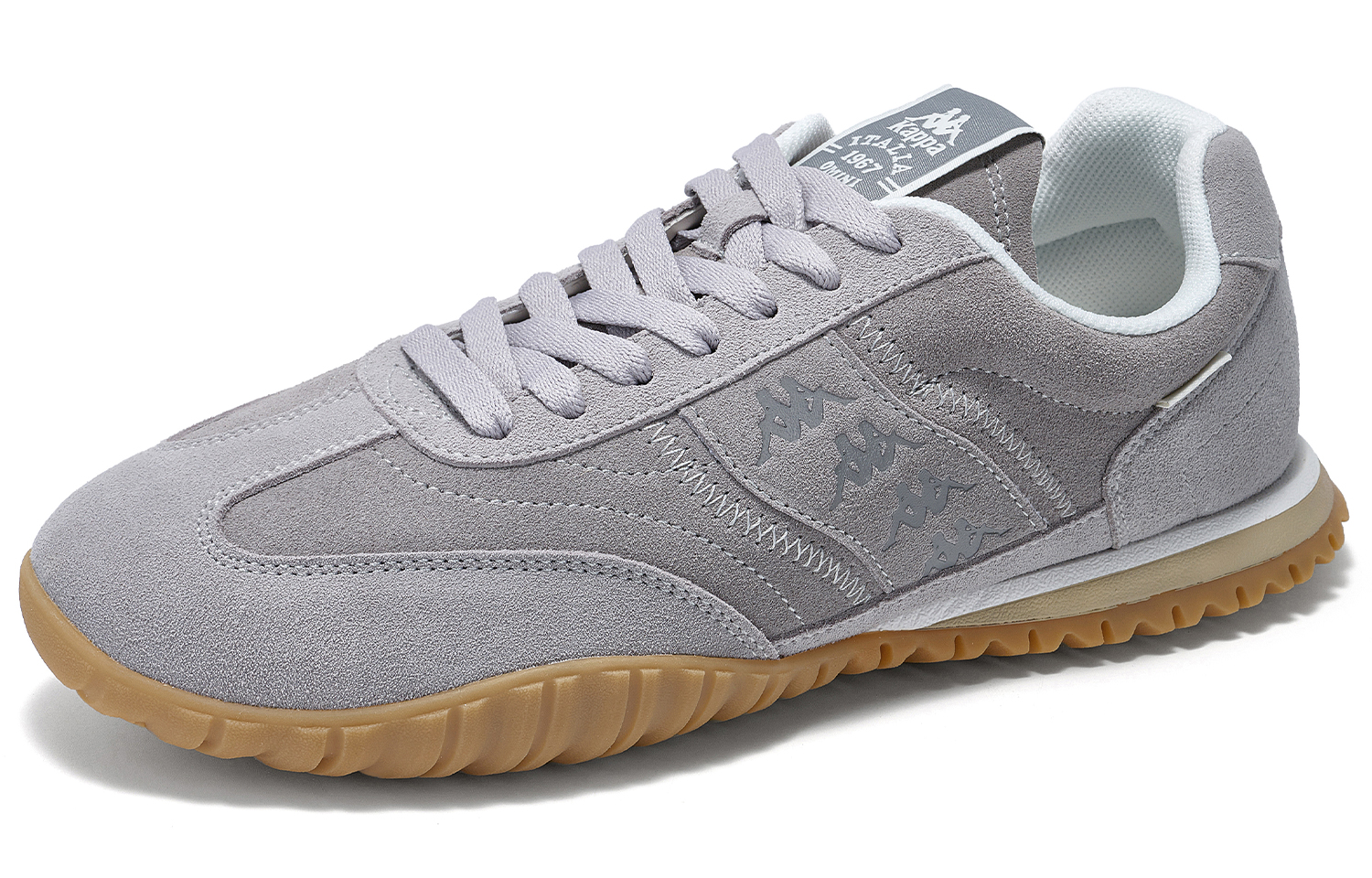 Kappa Slip Resistant Abrasion Resistant Low top Casual Running Shoes Unisex Shark Gray
