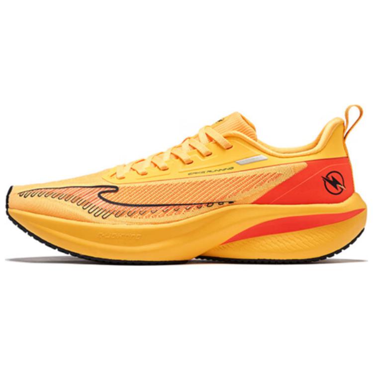 Erke Slip Resistant Breathable Cushioning Low top Casual Running Shoes Men’s Orange