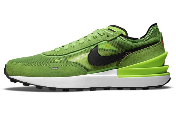 Мужские кроссовки Nike Nike Waffle One electric green (зеленый / черный)