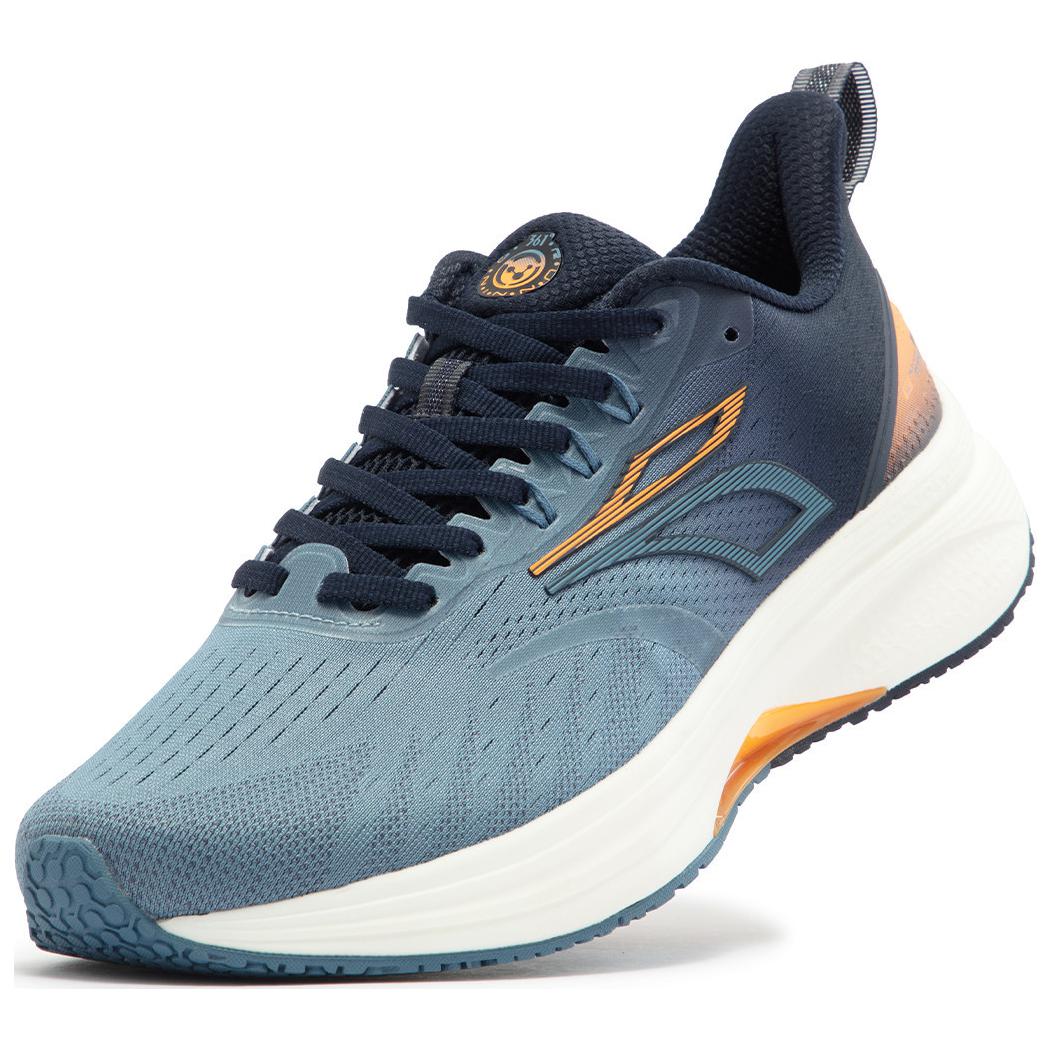 361° Titan Lite Comfortable And Trendy Cushioning, Wear Resistant Low top Casual Running Shoes Unisex Blue Orange