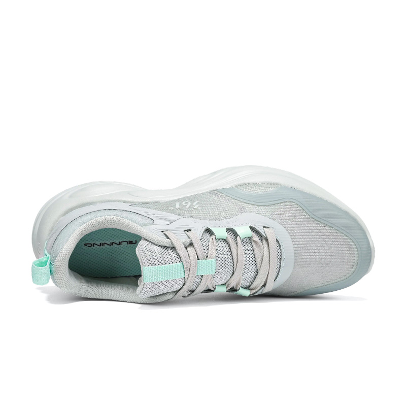 361° Cushioning Breathable Lightweight Low top Casual Running Shoes Women’s Mint Gray Green Eggshell Green