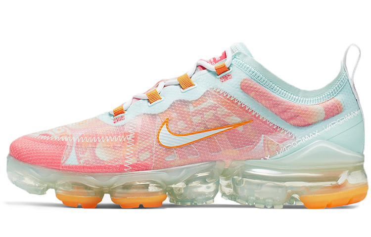 Nike VaporMax 2019 OG model QS sports trend low-top marathon running shoes women's pink blue