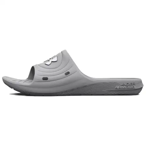 Under Armour Locker 4 Slide Slippers Women's Gray