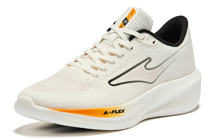 Erke Cushioning Rebound Cushioning Rebound Low top Running Shoes Men’s Microcrystal White Jet Black