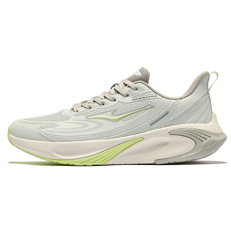 Erke Cushioning Abrasion Resistant Breathable Low top Casual Running Shoes Men’s Wild Gray