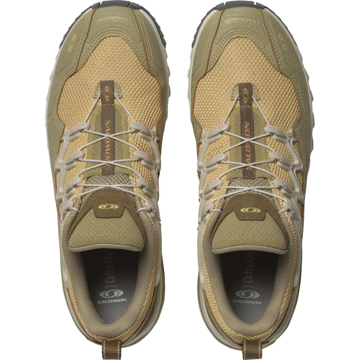 SALOMON ACS+ Abrasion Resistant Low top Casual City Commuting Running Shoes Unisex Light Brown