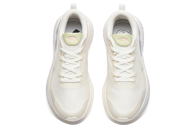 Anta Slip Resistant, Abrasion Resistant, Lightweight Low top Running Shoes Women’s White Yellow