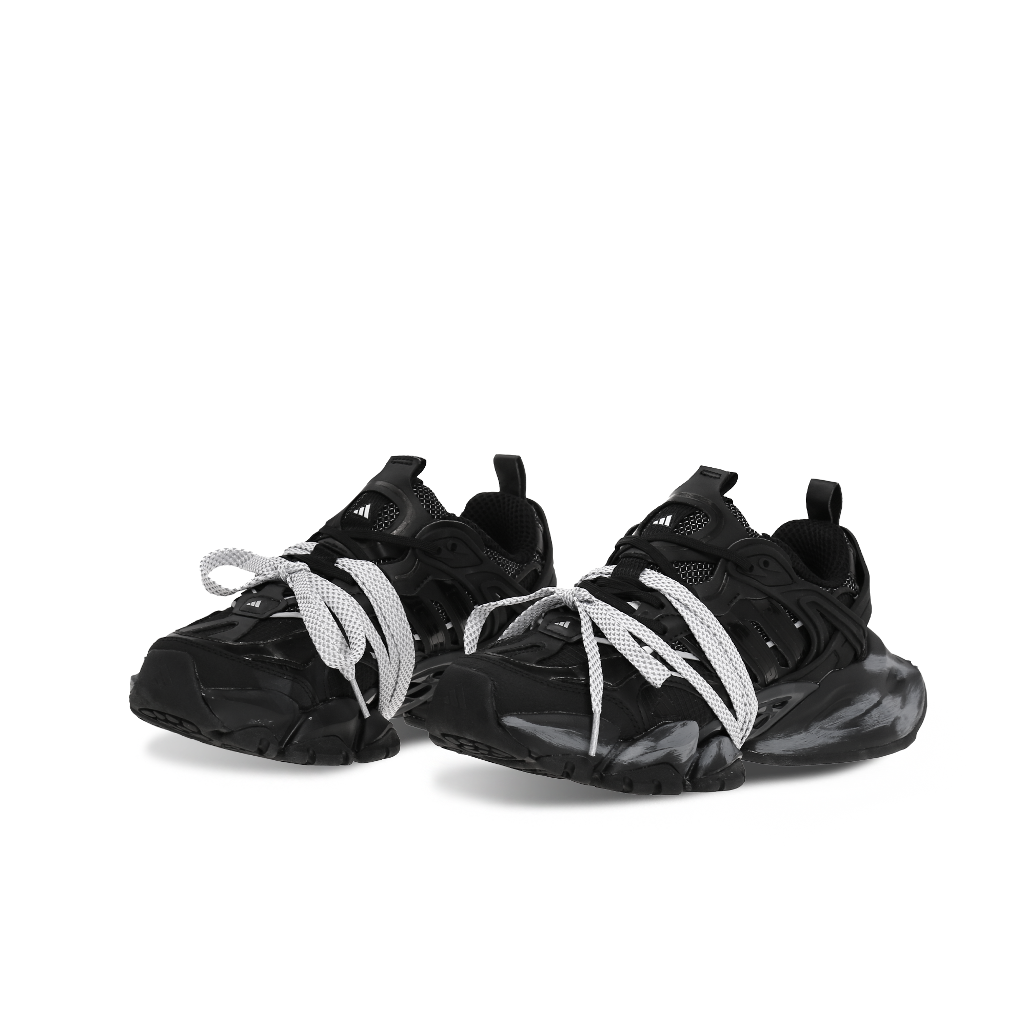 Adidas XLG RUNNER DELUXE Lightweight Low top Running Shoes Unisex Black Gray