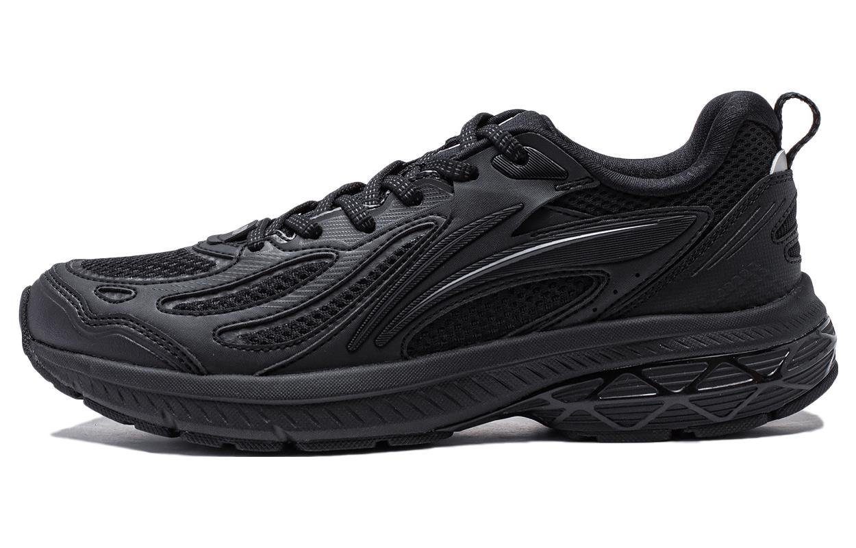 Li Ning Fuyao V2 Cushioning Slip Resistant Abrasion Resistant Low top Running Shoes Women's Black