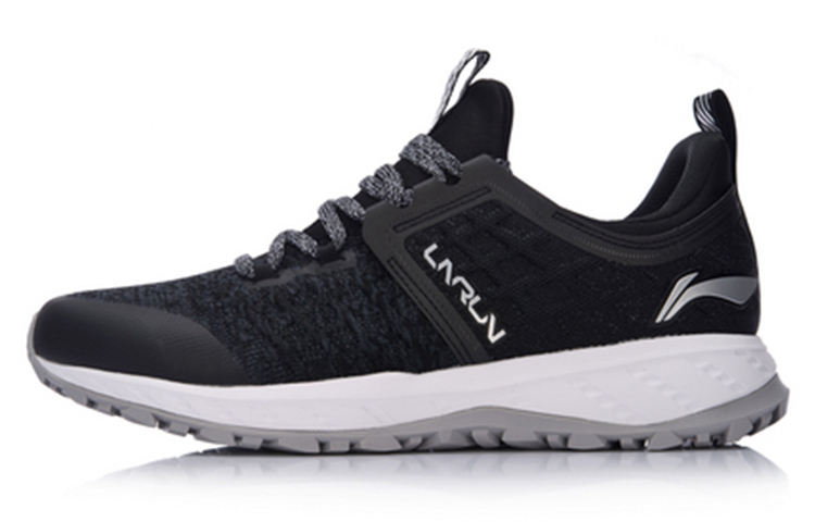 LiNing Li Ning Cloud 2017 Protective Edition Reflective, Water-Repellent, Shock Absorbing, Non-Slip, Lightweight, Low-top Running Shoes, Same Style for Men and Women, Standard Black