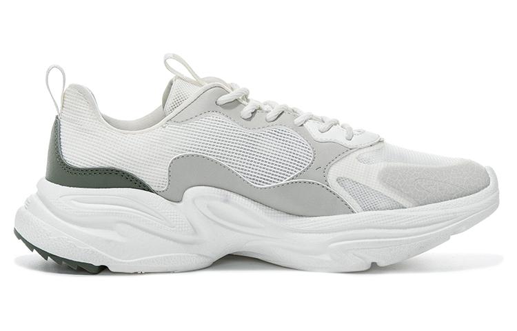 Erke Cushioning Lightweight Cushioning Lightweight Low top Running Shoes Men’s Gray White