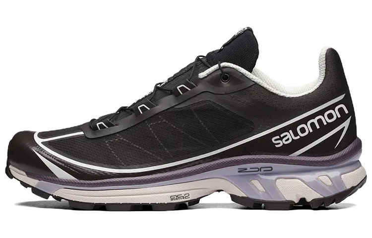 SALOMON XT 6 Fabric Abrasion Resistant Low top Running Shoes Men's Black