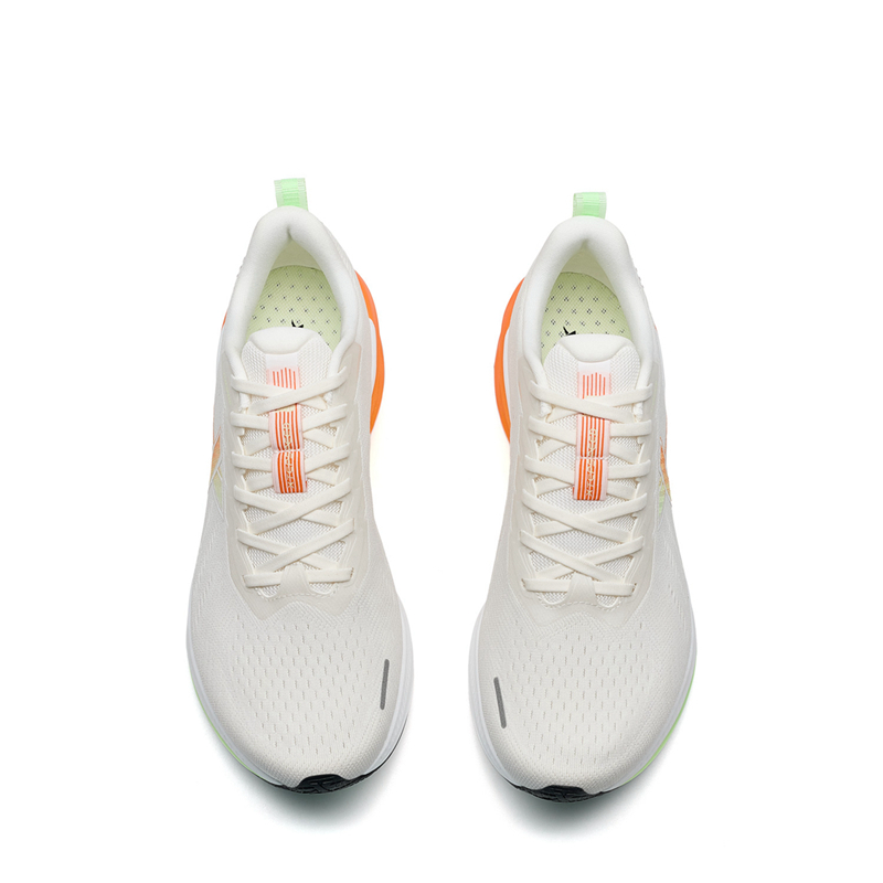 XTEP 5.0LITE Cushioning Rebound Low top Running Shoes Men’s White Orange
