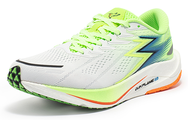 361° 2.5 Speed Pro Low top Long Distance Running Shoes Unisex White Green