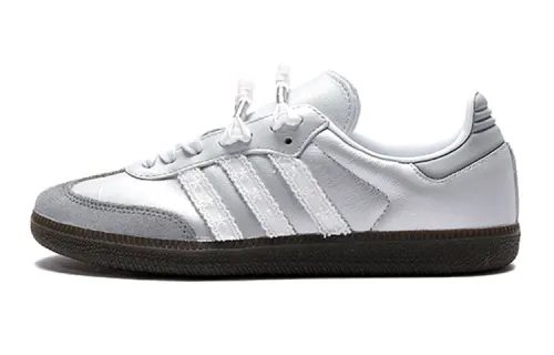 Adidas Originals SAMBA OG Bubble Jellyfish, Silver Wing Spring Water Slip Resistant Abrasion Resistant