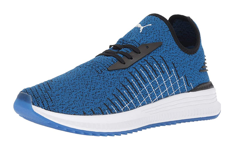 PUMA AVID Comfortable Fabric Cushioning Slip Resistant Abrasion Resistant Breathable Low top Running Shoes Men's Blue