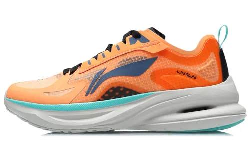 LiNing Cushioning Support Low-Top Running Shoes Unisex Apricot Orange