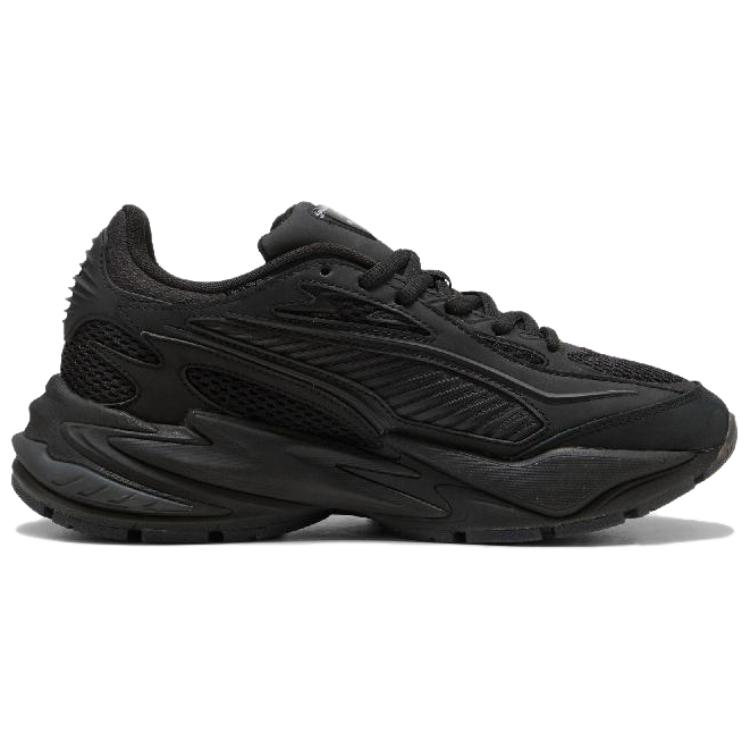 PUMA Abrasion Resistant Low top Running Shoes Unisex Black