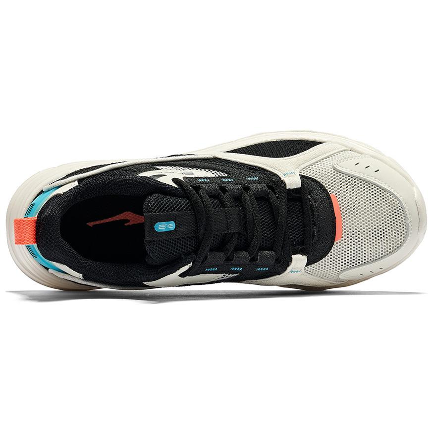 Erke Slip Resistant And Breathable Low top Running Shoes Women’s Black White