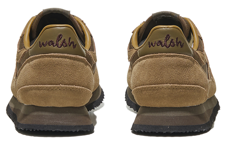 Norman Walsh Suede, Nylon Slip Resistant Abrasion Resistant Low top Running Shoes Unisex Brown