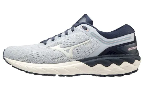 Mizuno Wave Skyrise 1 Running Shoes Women's Low Top Gray/Blue/White