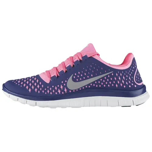 Nike Free Run 3.0 V4 Deep Royal Blue Pink Women's