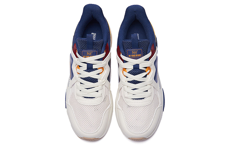 361° QU!KFOAM Comfortable Low top Athletic Shoes Men’s White Blue