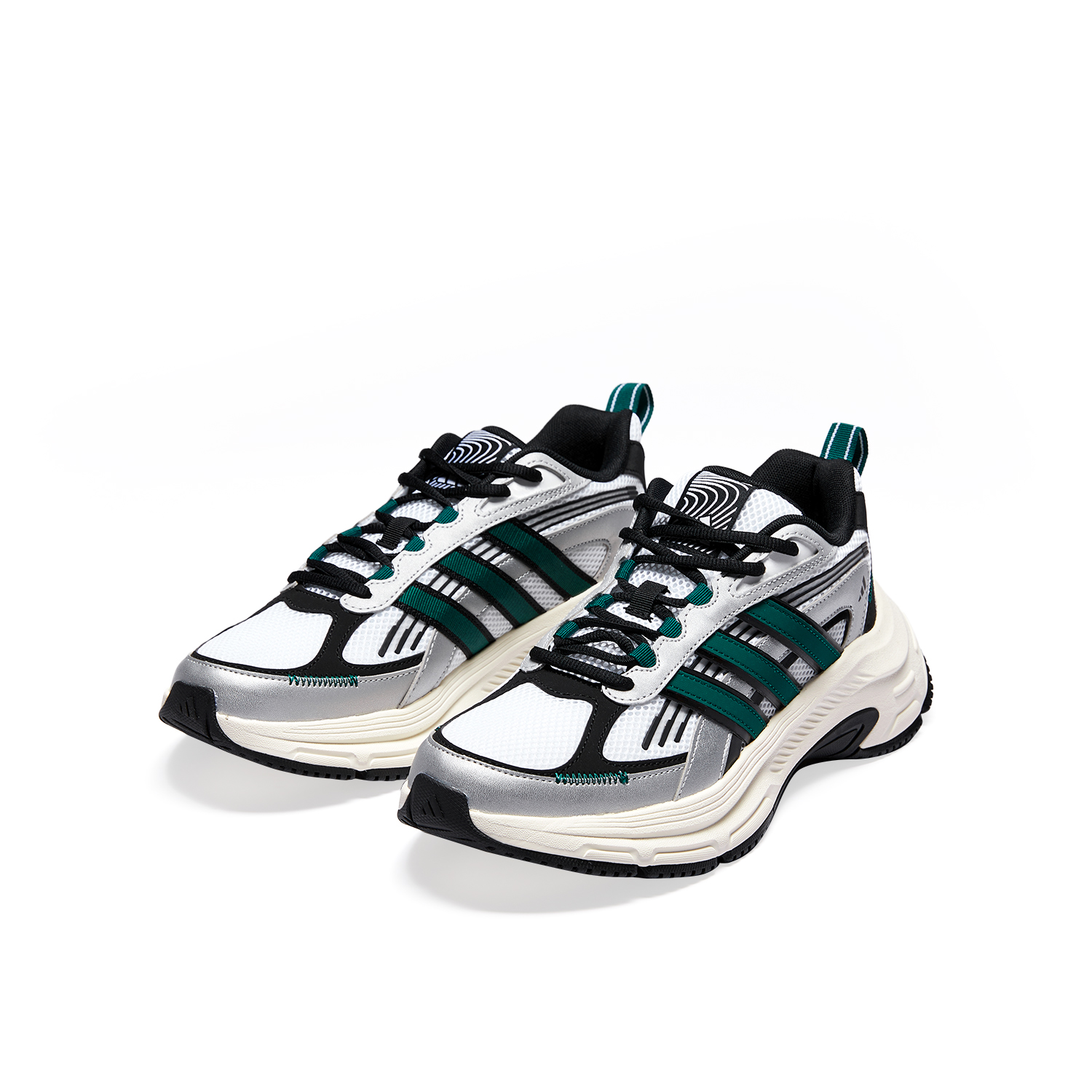 Adidas FC CLASSIC Abrasion Resistant Breathable Low top Running Shoes Unisex Gray Green