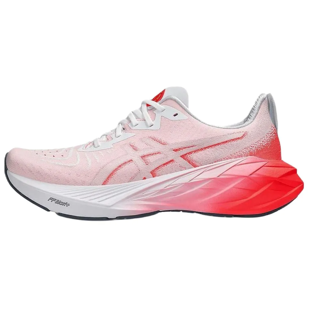 ASICS Novablast 4 White Sunrise Red